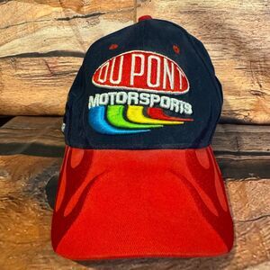 Jeff Gordon 24 DuPont NASCAR Hat Chase Authentics Nu-Fit Men's OSFM Navy Red